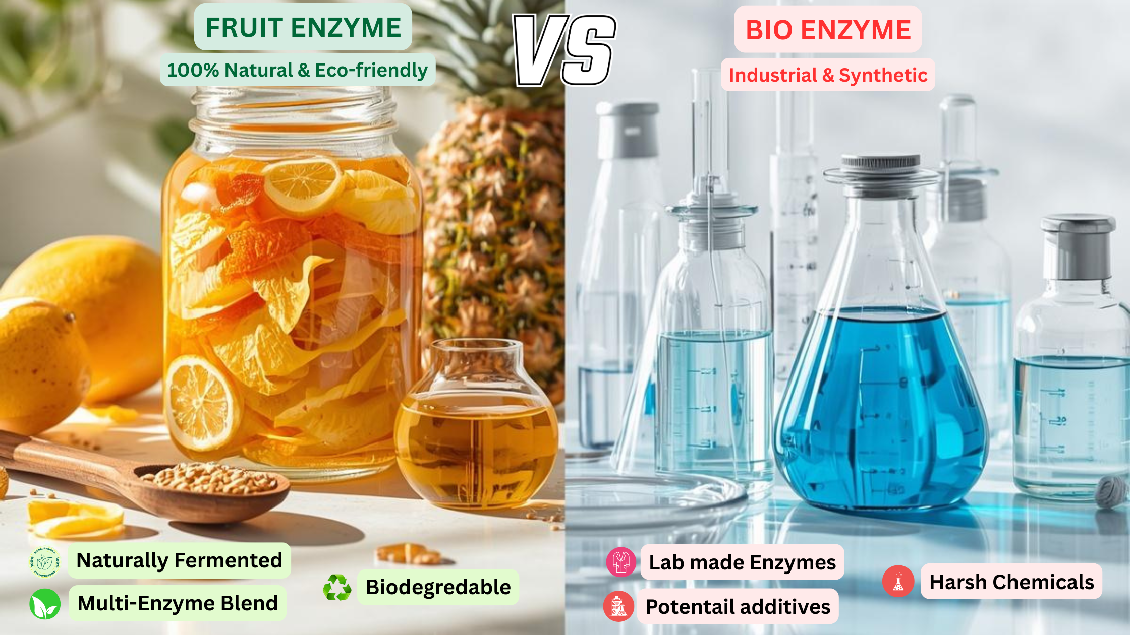Why Fruit Enzyme Cleaners Are Better Than Bio Enzyme Cleaners?